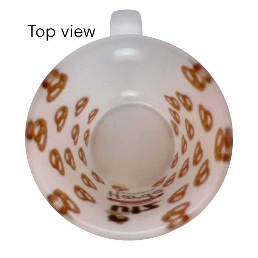 Utz Sourdough Pretzel 16 oz Frosted Glass Mug Advertising Collectible Promo Cup